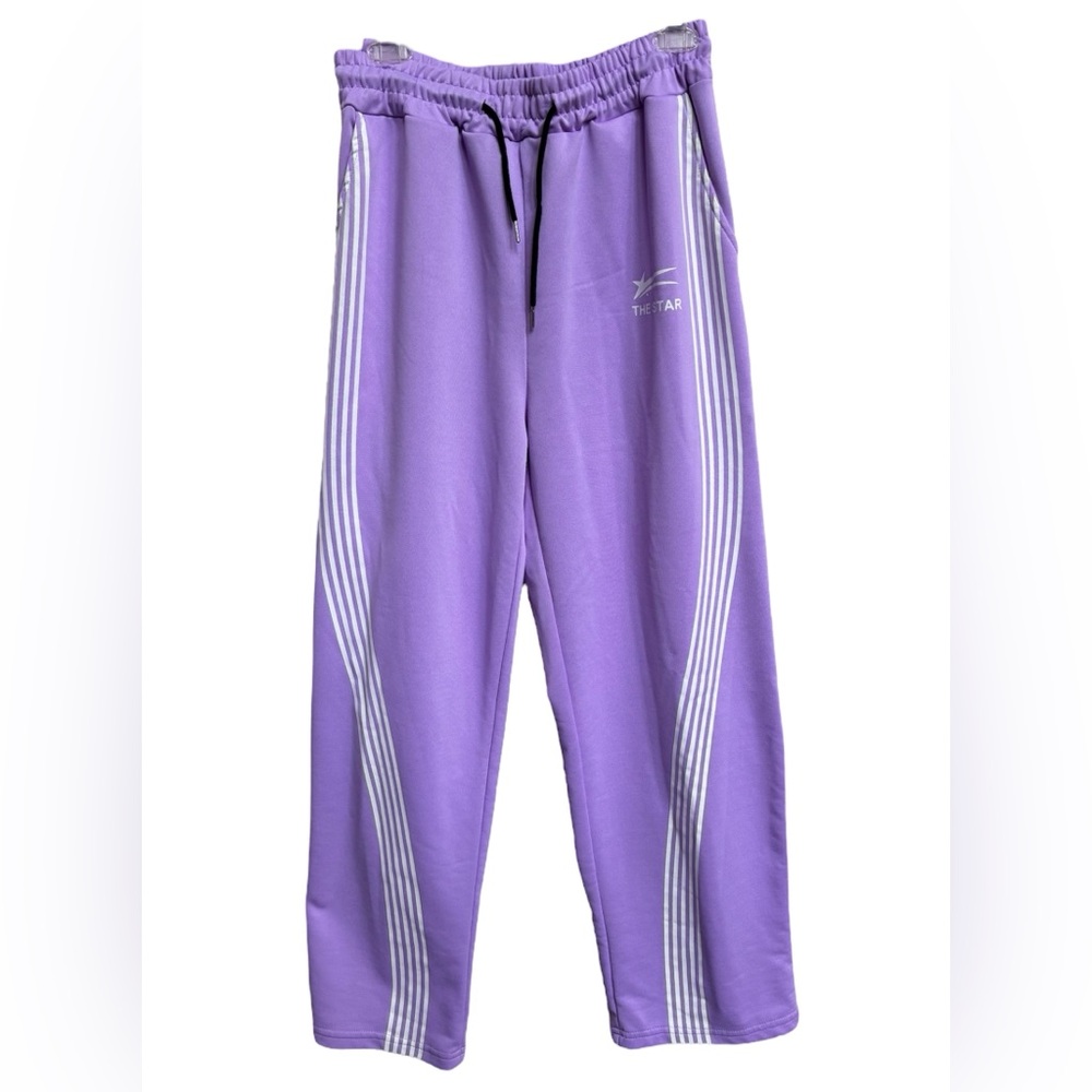 NFINITY Purple Sweatpants Sporty Joggers